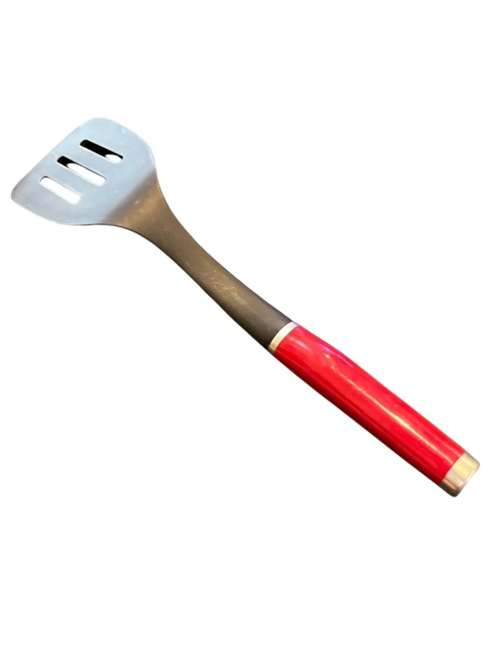 Kitchenaid black red nylon heavy duty slotted spatula